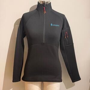 Cotopaxi Otero Fleece Pullover 1/2 Zip Black NWOT Women's XS